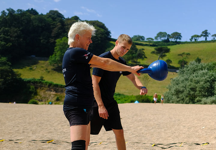 Training on the Beach